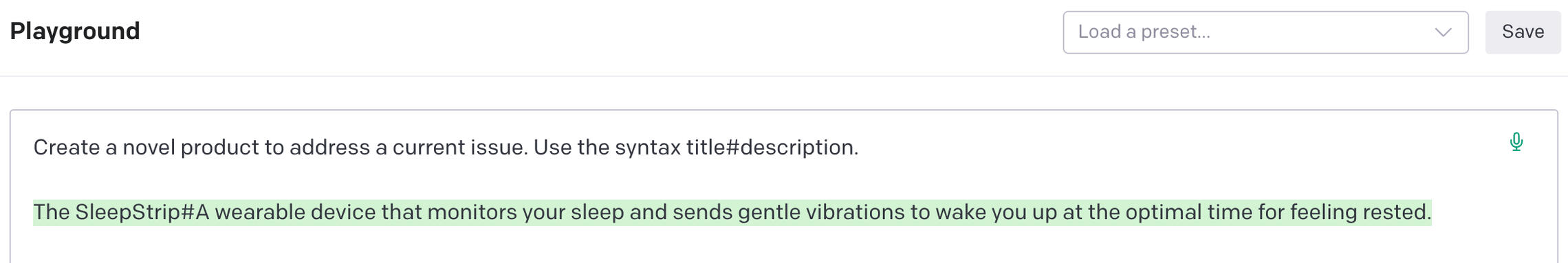 Innovative product generator